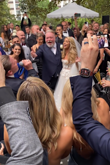 Kyle Sandilands and Tegan Kynaston