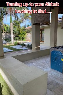 Airbnb construction zone