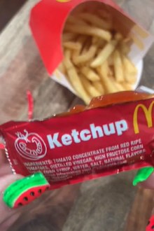TikTok video how to open tomato sauce packet