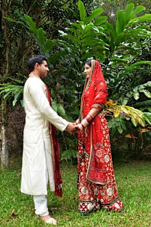 My wedding day: Bride Dyasmin Dream Sandhu wears three  dresses 