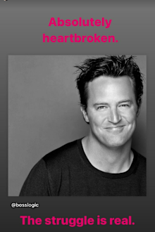 Josh Brolin's Matthew Perry tribute