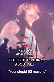 Keith Urban changes lyrics