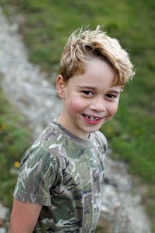 Prince George has joined the family for a spot of grouse hunting.