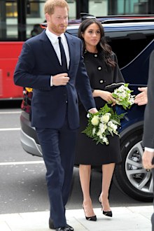 The Duke and Duchess of Sussex arrive at New Zealand House.