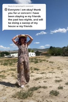 Mia TikTok lives alone staying with friends