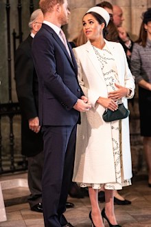 The Duke and Duchess of Sussex arrive at the Westminster Abbey Commonwealth day service.
