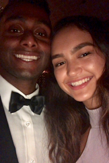 Nadia with boyfriend