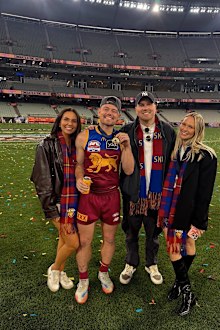 L_R: Tess Crosley, Lachie Neale, Ben Crosley, Jules Neale
