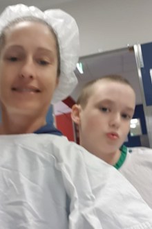 Before surgery mother son hypermobility