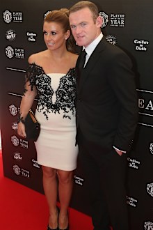 Coleen Rooney with husband Wayne