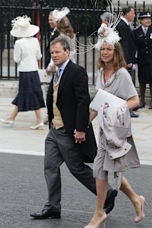 Bradby and his wife Claudia attend the wedding of the Duke and Duchess of Cambridge.