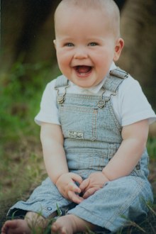 Louise son as baby