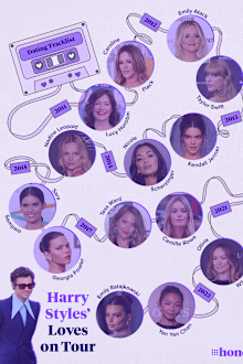 Harry Styles relationships graphic