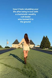 Christa Allen claims she escaped a "cult".
