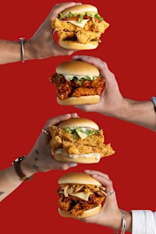 Red Rooster new fried chicken burger range