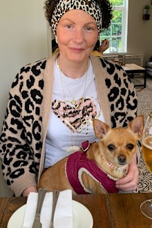 Tess Robison with Lola.