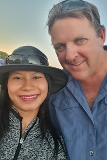 Tony with his wife Tari