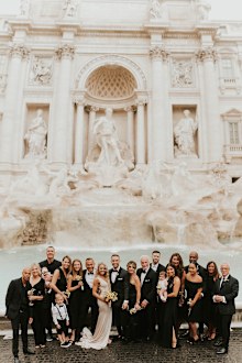 My Wedding Day: Couple marries at Rome's Trevi 