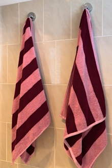 Kmart bath towels hommey dupe