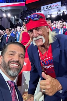 Donald Trump Jr, Hulk Hogan