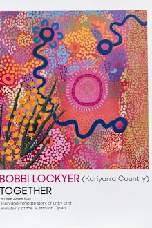 Indigenous artist Bobbi Lockyer's work