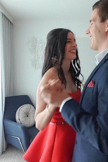 Jenna Cantamessa with her current partner.