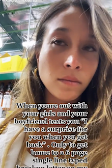 Velarde expressed her heartbreak after she received the letter