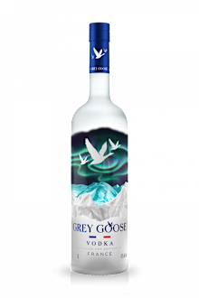 The limited edition of Grey Goose vodka.