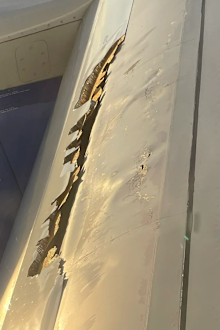 United Airlines plane malfunction