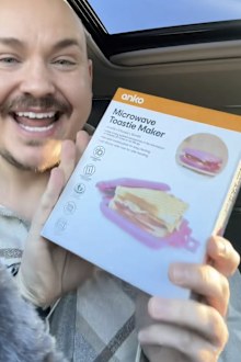 Kmart Microwave toastie maker
