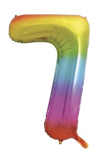 number 7 balloon 