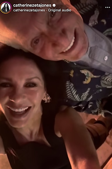 Catherine Zeta-Jones and Michael Douglas