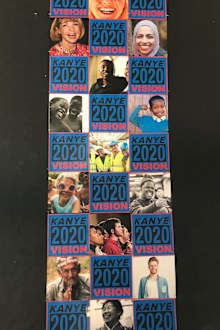 Kanye West, campaign poster, US presidential election, 2020, Twitter. Kirsten Dunst