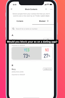 Tinder now lets you block your ex, and people are getting far more creative than intended