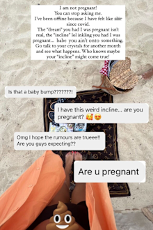 MAFS Martha hits back at 'baby bump' rumours.