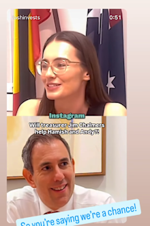 Treasurer Jim Chalmers answers question of whether Hamish and Andy will get their own $1 coin
