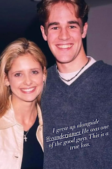 Sarah Michelle Gellar and James Van Der Beek