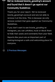 Scam account Instagram report