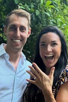 Michelle Jenneke and Alex Beck are engaged