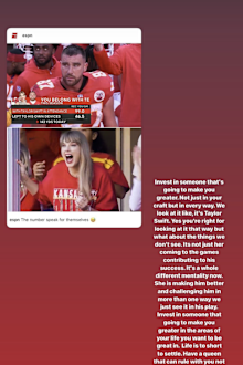 NBA player Victor Oladipo sung Taylor Swift's praises on his Instagram Story.