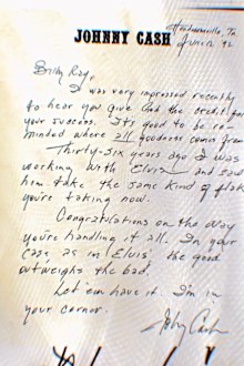 Billy Ray Cyrus shares a note given to him by Johnny Cash