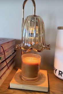 Candle warming lamp