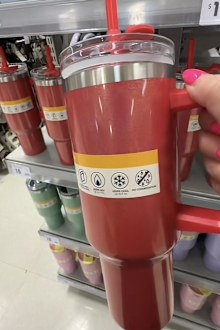 Stanley Cup water bottle dupe from Kmart