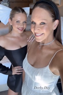 Angie Simpson and Alli Simpson Derby Day
