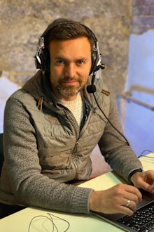 Ukraine's Eurovision host commentates on annual song contest from underground bunker