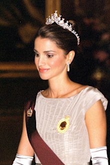 Princess Rania is now Queen of Jordan