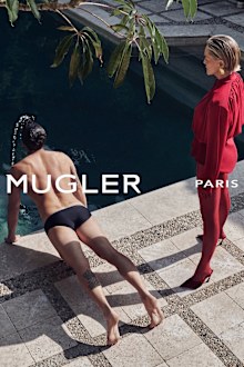 Sharon Stone for the Mugler re/edit capsule