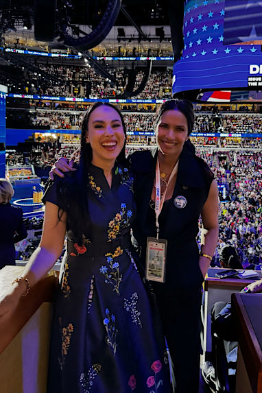 Padma Lakshmi and Meena Harris