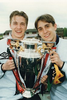 David Beckham and Gary Neville