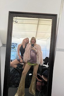 Suki Waterhouse and Georgia May Jagger